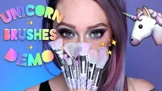 Unicorn Makeup Brushes Demo & Review! | JkissaMakeup
