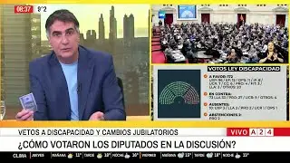 VOTOS Y LEY DE DISCAPACIDAD: DIPUTADOS CONFIRMAN LEY TRAS EL VETO PRESIDENCIAL