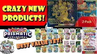 New Prismatic Evolutions Product Revealed! Ridiculous Restocks You WILL Want! (Pokemon TCG News)