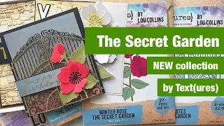 The Secret Garden collection by @LouCollins @CraftStashcoukTV