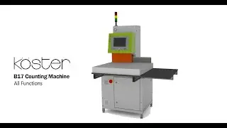 Koster B17 Counting Machine - All Functions