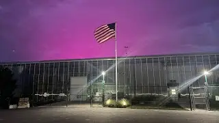 Sky lit pink in Cumberland County for breast cancer awareness