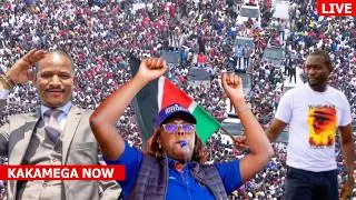 LIVE! SIFUNA, BABU OWINO, WINNIE ODINGA MEGA RALLY OFFICIALY STARTS IN KAKAMEGA, ODM, RUTO SCARED🔥🔥