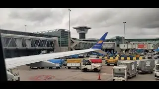 IcelandAir 737 Max 9 pushback and takeoff