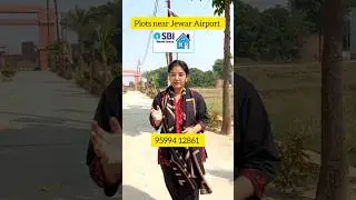 Plots near Jewar Airport ll jewar Airport ke pass plot #plot #property #house #trending