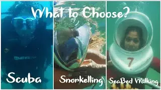 Scuba, Snorkelling and Sea Bed Walking  | What to choose |