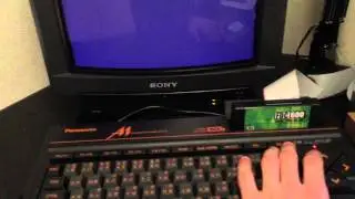 Panasonic FS-A1 with FDC-600 listing files and booting from disk