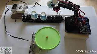 Lego EV3 - Conveyor Belt - Rotor & Robotic Arm