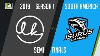 [POR] Lowkey Esports vs Isurus Gaming (Part 1) | OWC 2019 Season 1: South America [Semifinals]
