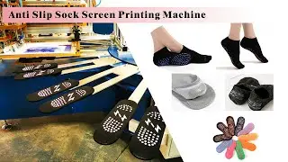 Anti Slip Sock Screen Printing Machine for Sock screen Printer Silicone Bottom Sock