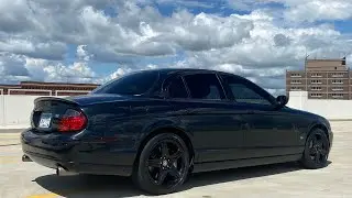 Jaguar S type R supercharged v8 drive by