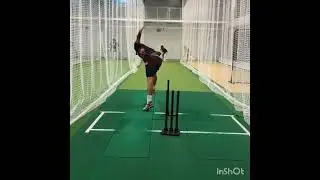 Xavier Bartlett bowling action in slow motion #shorts #cricket #sports