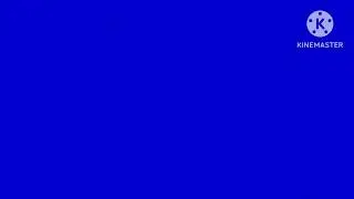 blue screen with purple tv man sound.