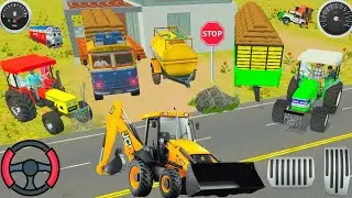 🔴Arjun Tractor 🚜HTM Trolley &JCB Truck Water Tanker Mission Heavy Duty Farming #jcb #truck #tractor
