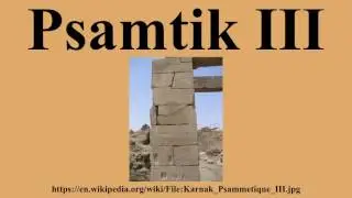 Psamtik III