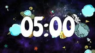 5 Minute Timer with Music for Kids! Countdown Videos!