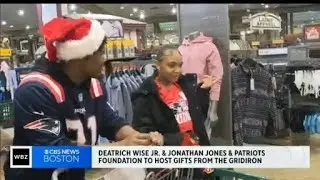 Deatrich Wise Jr., Jonathan Jones take kids on holiday shopping spree