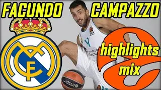FACUNDO CAMPAZZO ● Euroleague Showtime ● Highlights Mix ● REAL MADRID