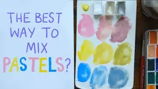 Watercolour CRIMES part two // mixing with WHITE?!