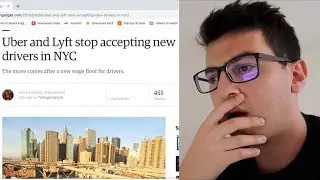 Uber/Lyft STOPS Accepting Drivers in NYC!