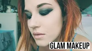 Black Smokey Eye/Nude Glossy Lips