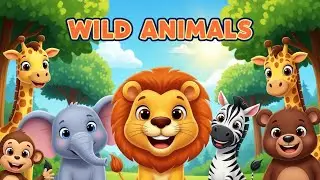 Wild & Forest Animals Song 🌿 | Animal Names for Kids