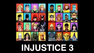 INJUSTICE 3 Character roster wishlist. 