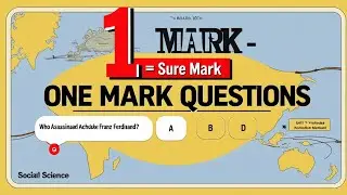 TN Board 10th Social 🔥 One Mark Questions | Sure Marks for Centum 💯
