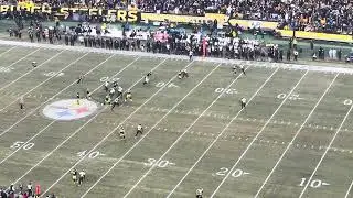 Kenneth Gainnwell quick catch quick yards - AFC north championship game vs ravens