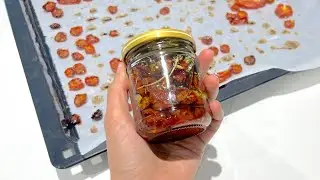 0 GASPILLAGE 🥰  TOMATES CONFITES MAISON RECETTE FACILE ET SANS APPAREIL