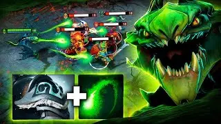 Super Cancer Slow Attack Viper 30Kills With Shiva Build 100% Can't Move Dota 2