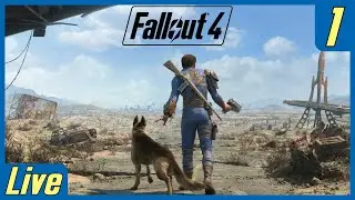 🔴 Playing Fallout 4 - Part 1 - The Sole Survivor of Vault 111 | Streaming Series