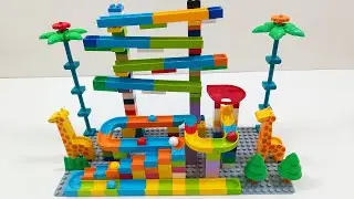 😱 INSANE LEGO DUPLO Marble Run Tower! Ultra Fast Drops & Pure ASMR 🌈