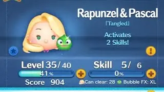 Rapunzel & Pascal | Skill 5 | Disney Tsum Tsum Gameplay | HIGH COINS, MyTSUMS