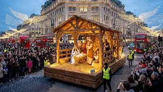 London Celebrates Christmas with a Powerful Live Nativity Parade