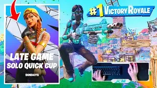 How I DOMINATED the Late Game Solo Cup vs PROS..