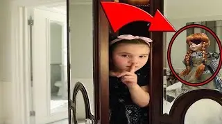Hide And Seek In A Hotel! The Doll Maker Is Watching Us!