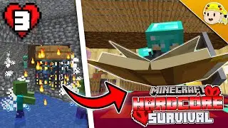 My First AFK Farm In Hardcore - 100 HOURS In HARDCORE Minecraft