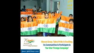 Biocon Group takes pride in enabling its communities to participate in #HarGharTiranga Campaign.