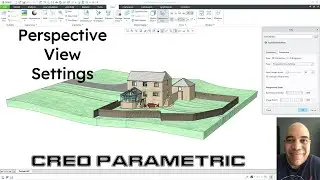 Creo Parametric - Perspective View Settings