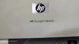 Scanner HP Scanjet N 8420 bisa full Folio atas bawah