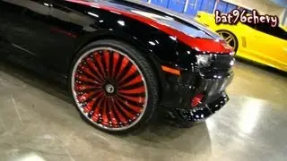 Black/Red 2012 Camaro RS on 26