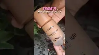 Mars high coverage foundation  🎀💋 #youtubeshorts #aestheic #viralvideo #foundation #mars #nykaahaul