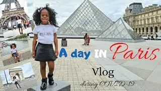 Tour of Paris by 4 year old | Ja Ella in Paris during COVID-19 VLOG