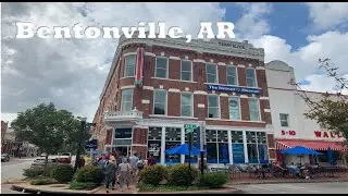 Bentonville, AR (2021): Wandering Walks of Wonder Slow TV Walking Tour 4K