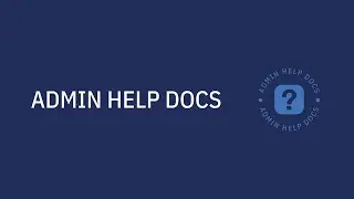 Admin Help Docs - WordPress Plugin