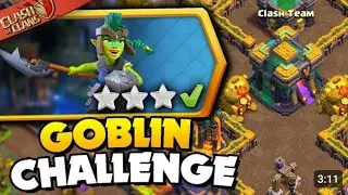 Easily 3 Star the Goblin Champion Challenge (Clash of Clans) #coc #gameplay