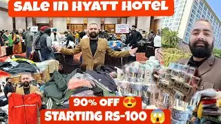 Sale in Hyatt Regency Amritsar 😱 | Upto 90% Off  on All Brands 🤩 Five Star Hotel Sale