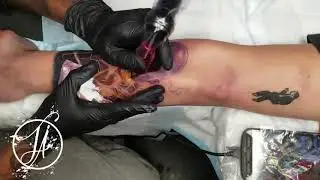 JEREL INK - THANOS tattoo portrait.