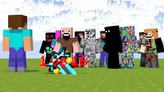 Herobrine vs All Dark Entities | Notch, Null & Blood Magic WAR 🔥⚡